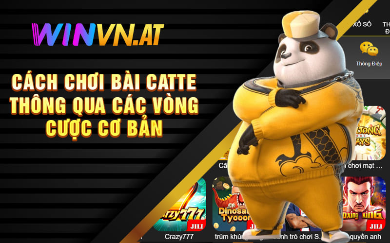 Cách chơi bài Catte thông qua các vòng cược cơ bản